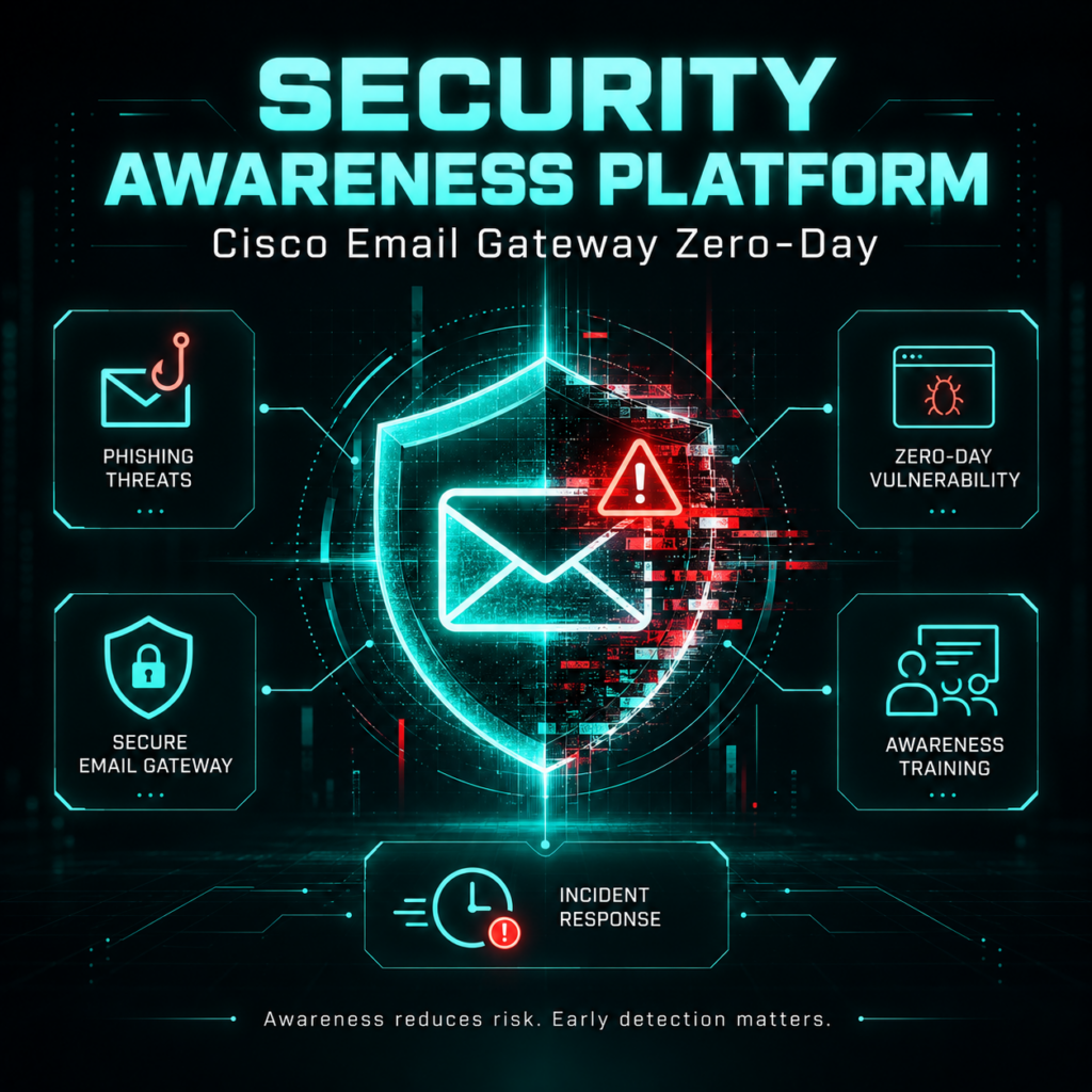 Security Awareness Platform: Cisco Email Gateway Zero-Day
